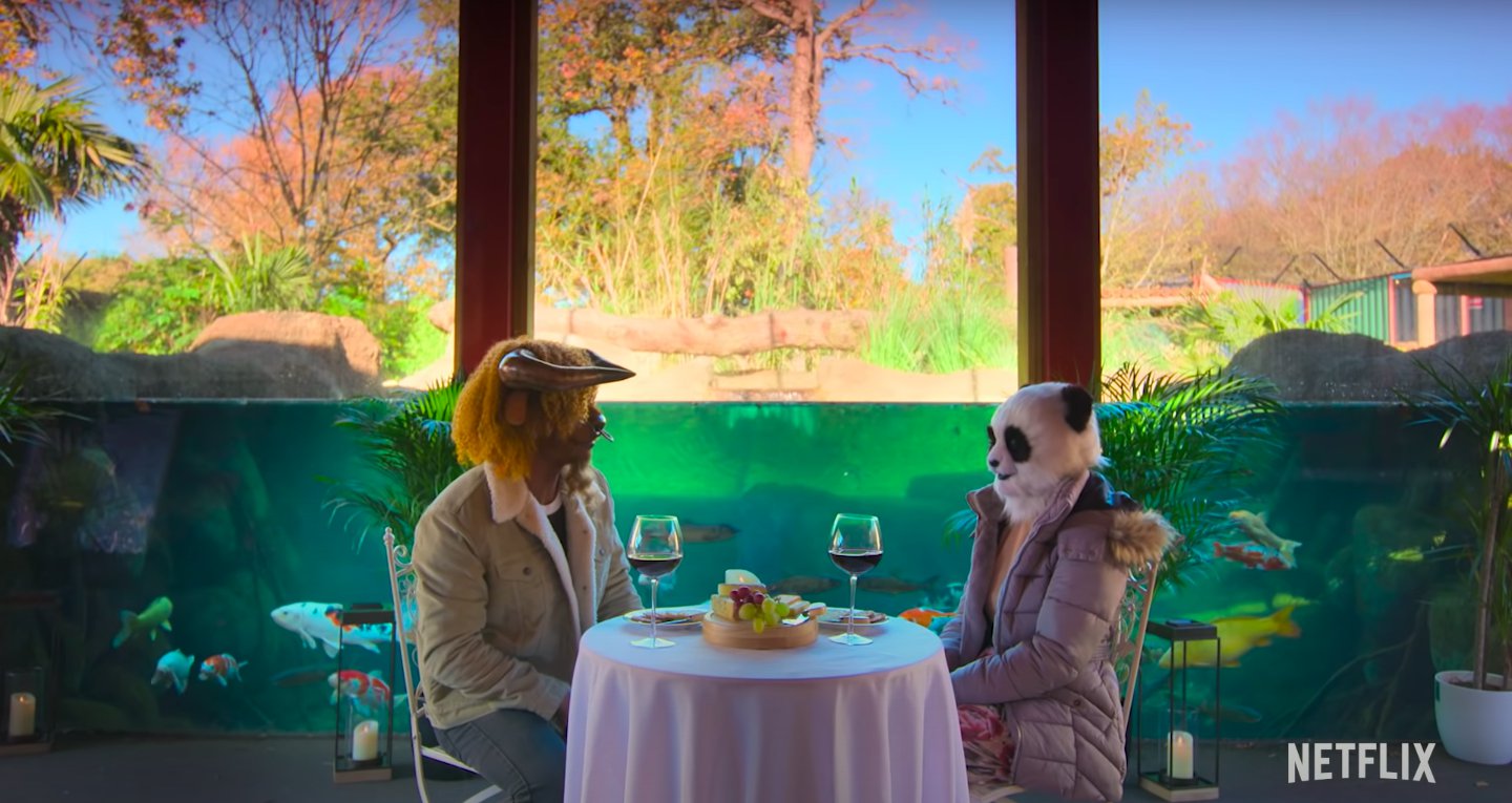 Netflix debuts bizarre new dating show 'Sexy Beasts' where singles dress as  animals on blind dates