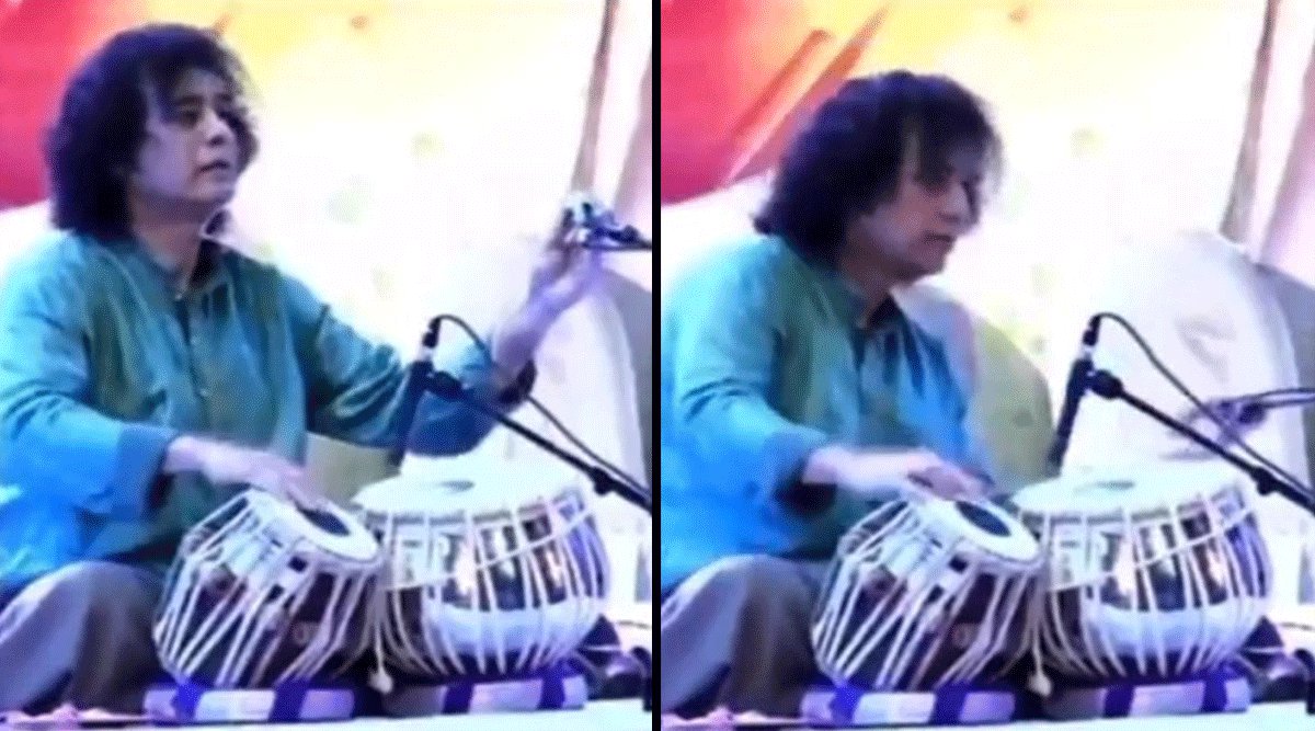 Watch Video Of Maestro Zakir Hussain Handling A Faulty Mic While ...