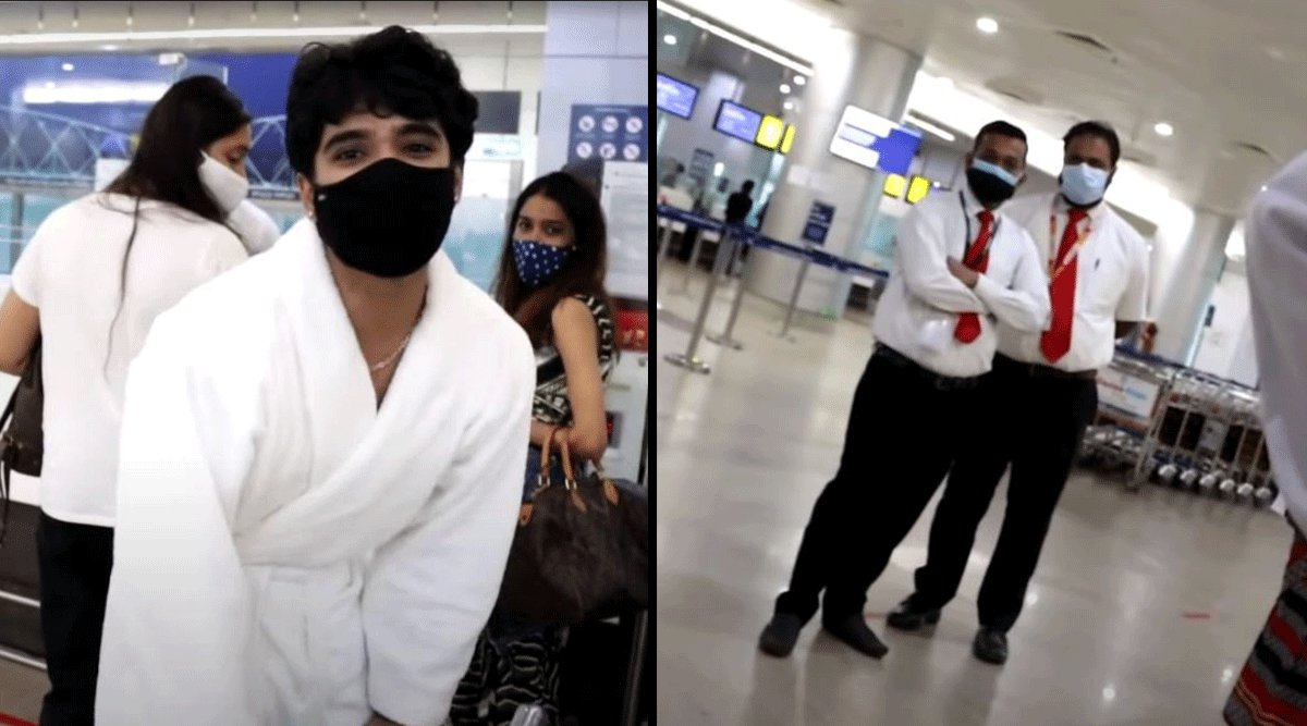 This TV Actor Decided To Walk Into An Airport In A Bathrobe To Set A