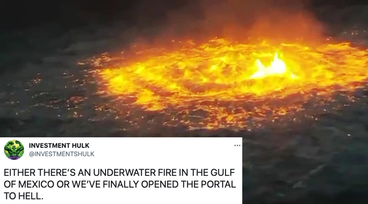A Circle Of Fire In The Gulf Of Mexico Is Going Viral On Twitter