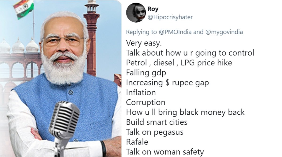 PM Modi Invited Inputs For His Independence Day Speech & Twitter ...