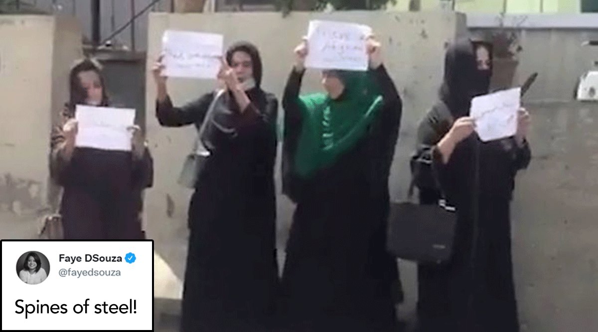 Indescribable Courage: Afghan Women Take To The Streets To Protest The ...