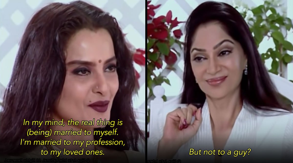 rekha-s-response-to-shaadi-kab-kar-rahe-ho-on-rendezous-with-simi-garewal