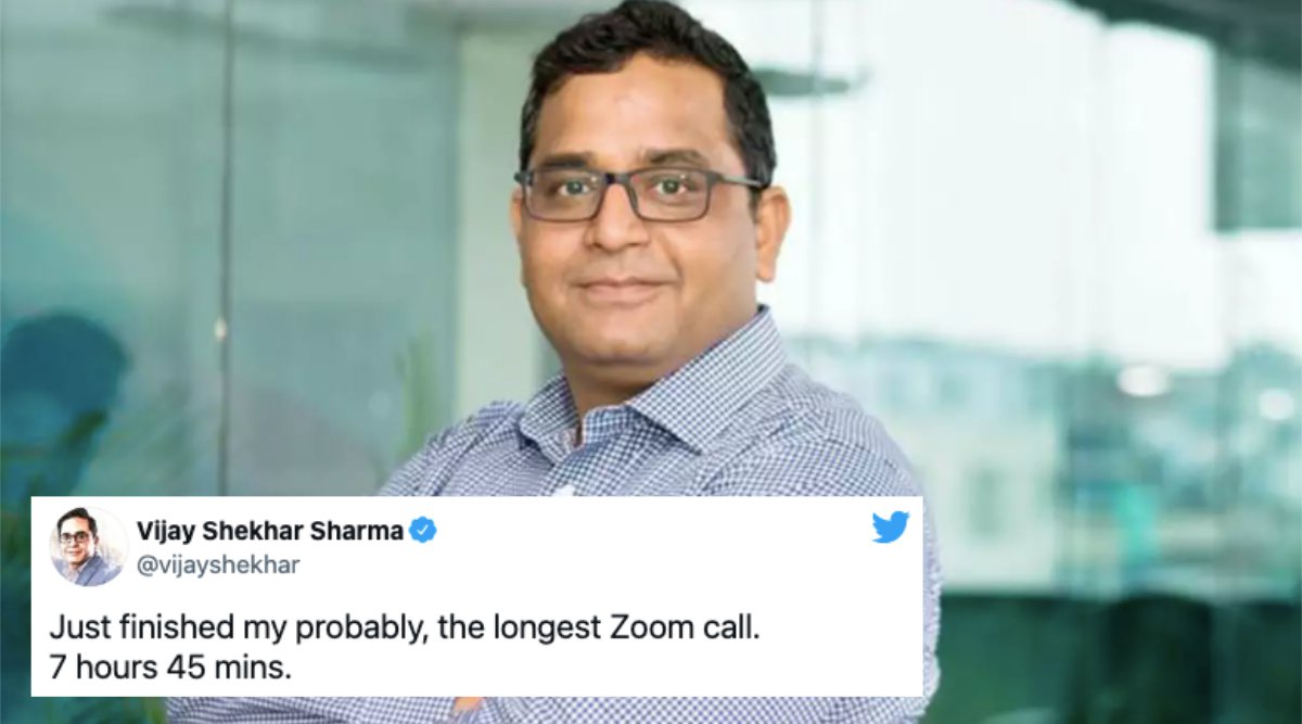 Toxic Or Healthy?: Paytm Ceo's Tweet About Longest Zoom Meeting Sparks ...