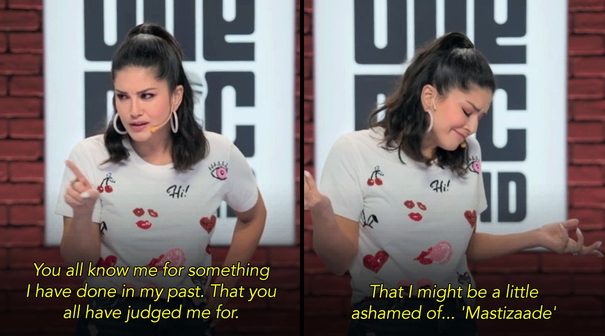 Sanny Lione Xxx Com - 12 Brutally Honest Moments From Sunny Leone's One Mic Stand That Are  Unapologetically Her