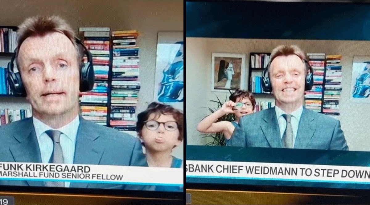 This Kid Crashing His Father's Live Interview On A News Channel Is ...