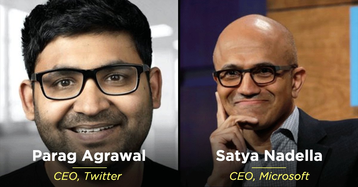 Parag Agarwal, Sundar Pichai & 13 Other Indian-Origin CEOs Who Are ...