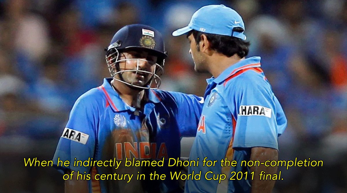 5 Times Gautam Gambhir Let Down Every Indian Cricket Fan