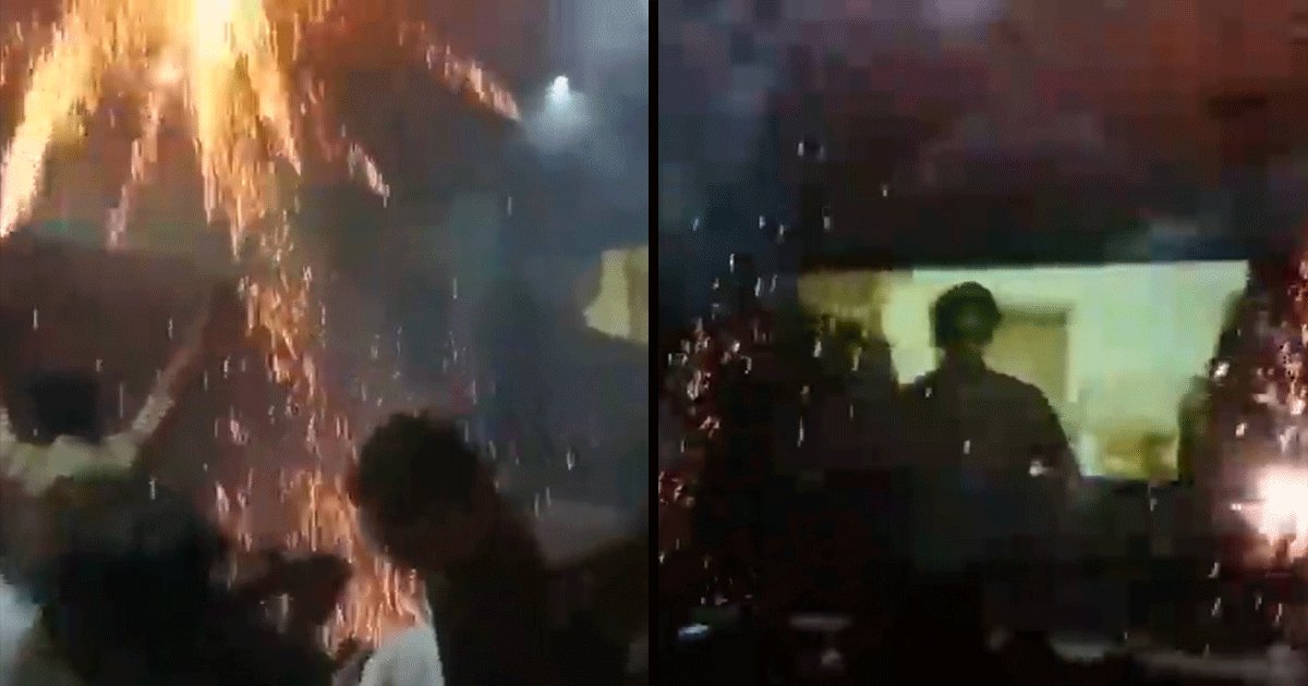 Salman Khan Fans Actually Burst Crackers Inside Theatre After The ...