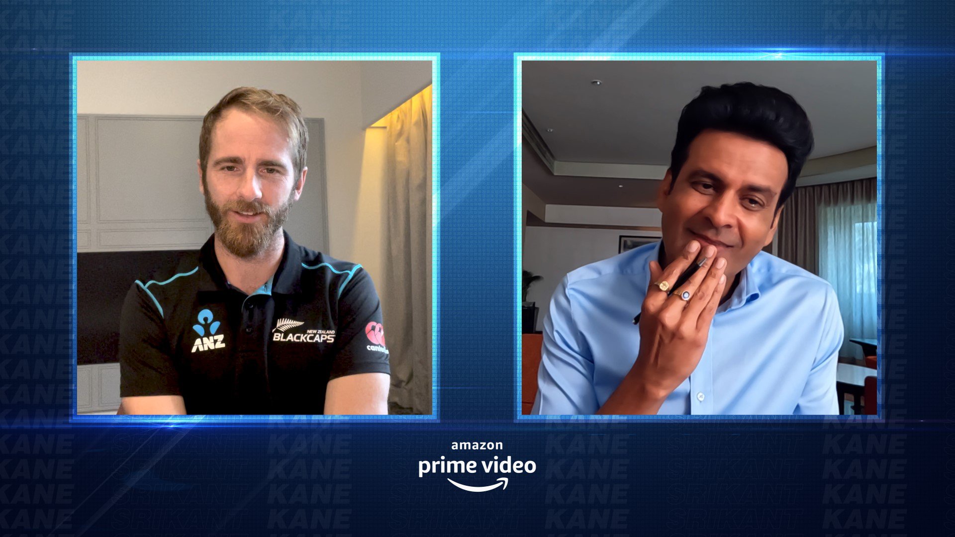 Check Out Kane Williamson &  Prime Video's Family Man Manoj  Bajpayee's Fun Chit-Chat