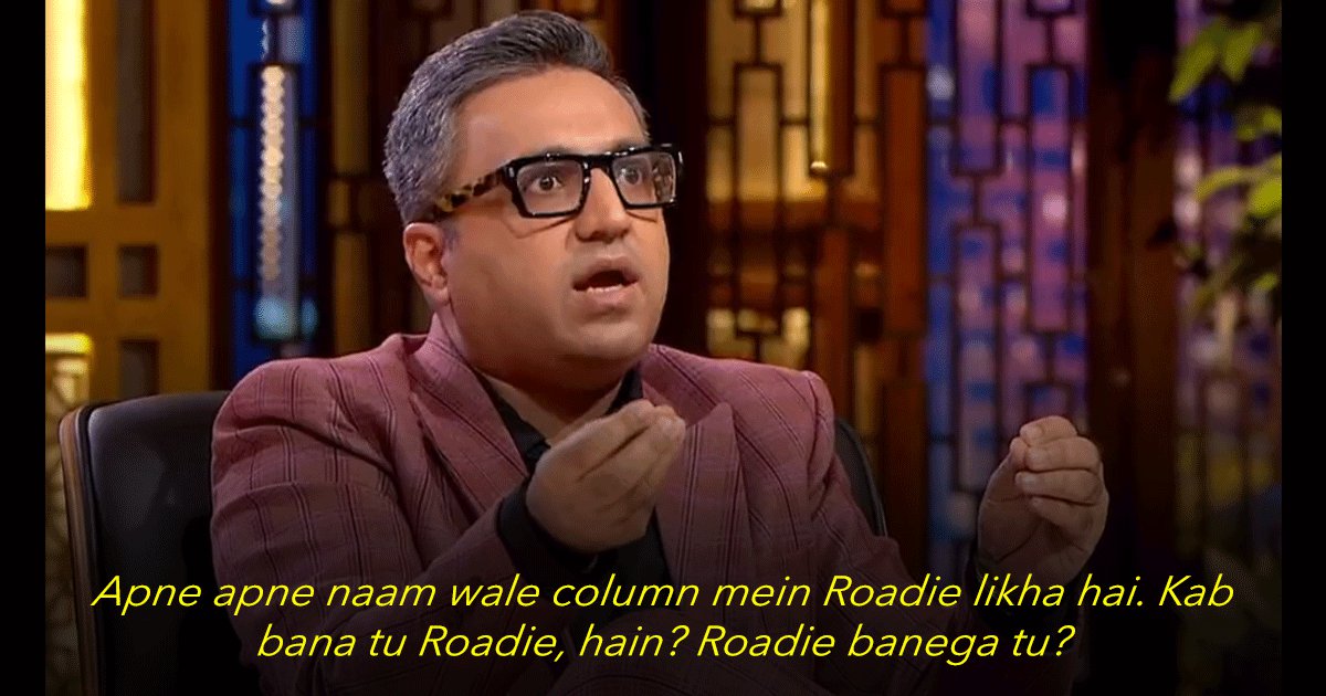 Shark Tank India Scenes With Roadies Dialogues Prove That It's Actually ...