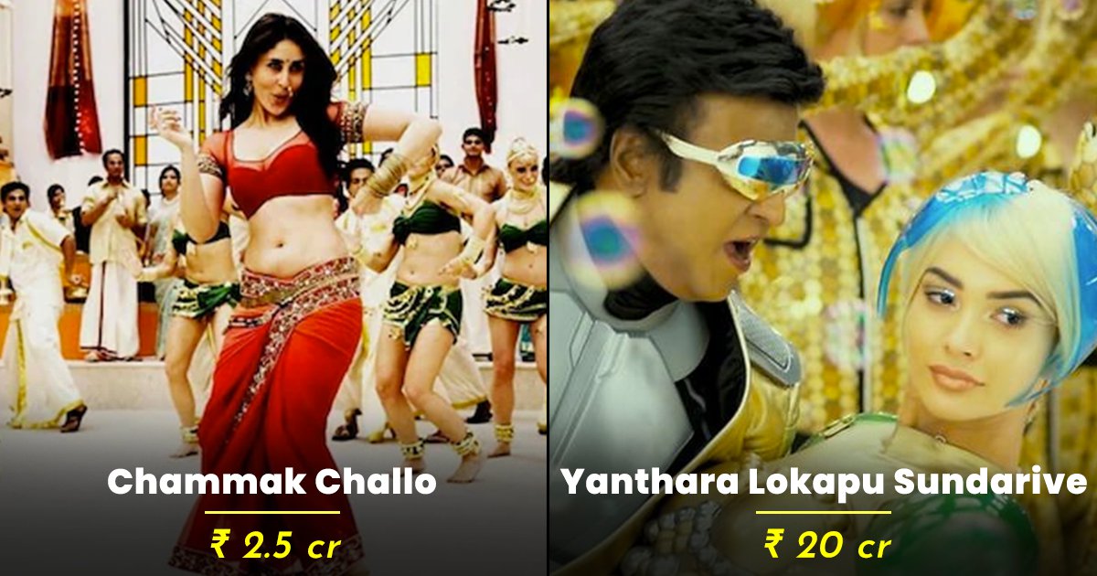 From 'Oo Antava' To 'Chammak Chalo' Here Are The Most Expensive Songs