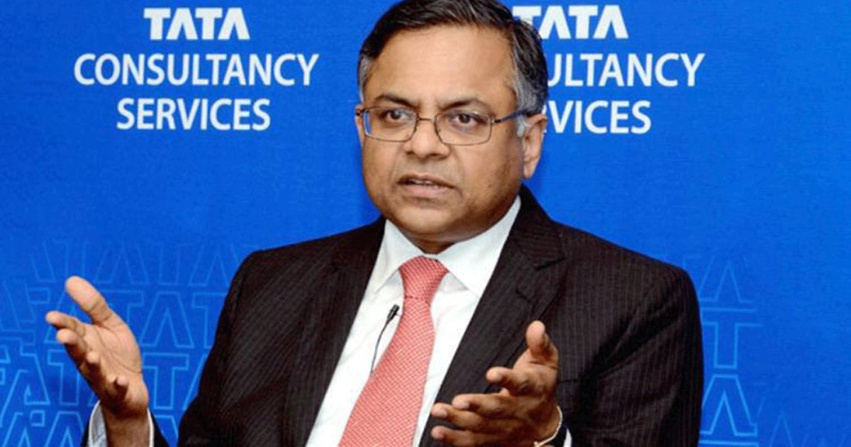 The Chairman Of Tata Sons, Natarajan Chandrasekaran's Story Is Straight ...