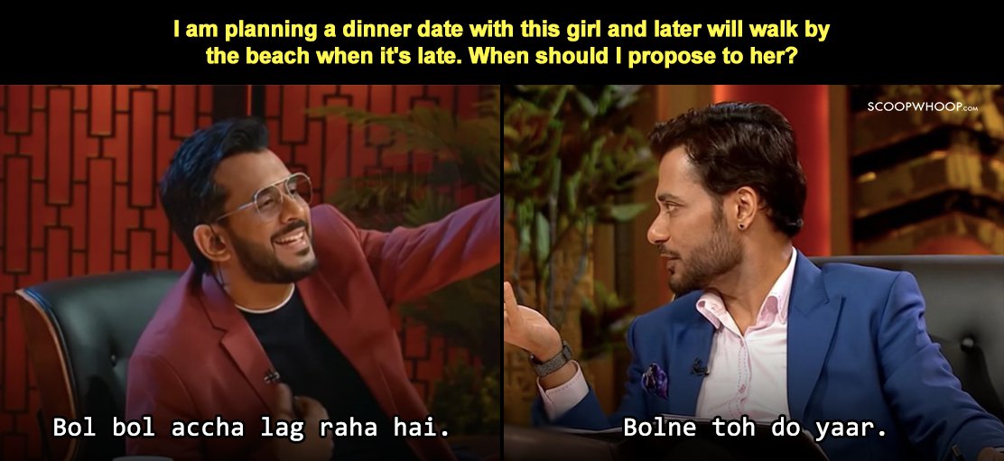 We Imagined Shark Tank India Judges Giving Advice On Valentine's Day ...