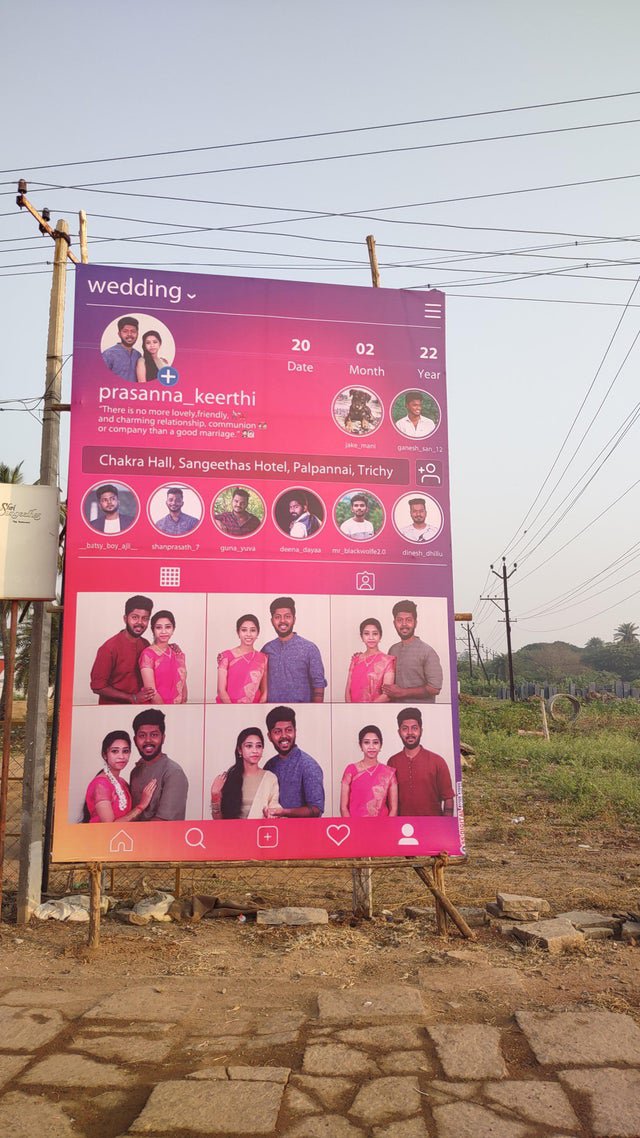 Wedding Invites Are A Thing Of The Past. This TN Couple Put An  Instagram-Style Poster On The Road