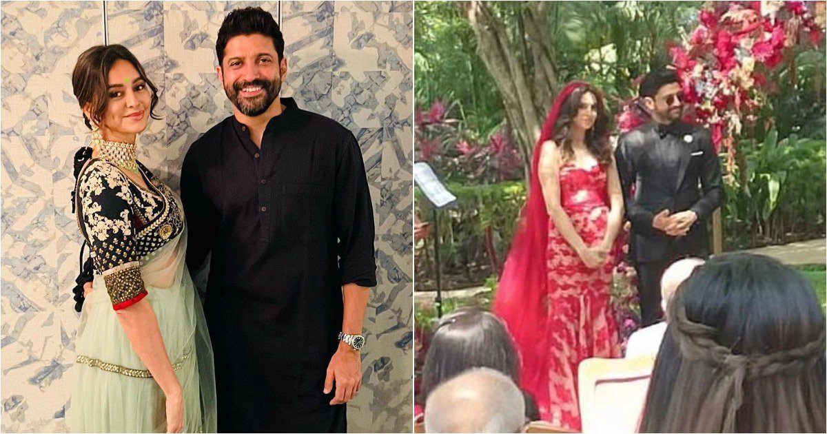 Farhan akhtar & shibani dandekar get married in an intimate ceremony & the photos spell love - scoopwhoop