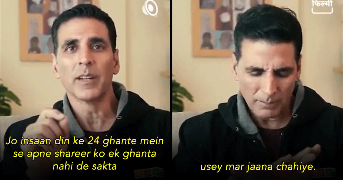 Indians are calling out akshay kumar for this clip that’s going viral on twitter - scoopwhoop