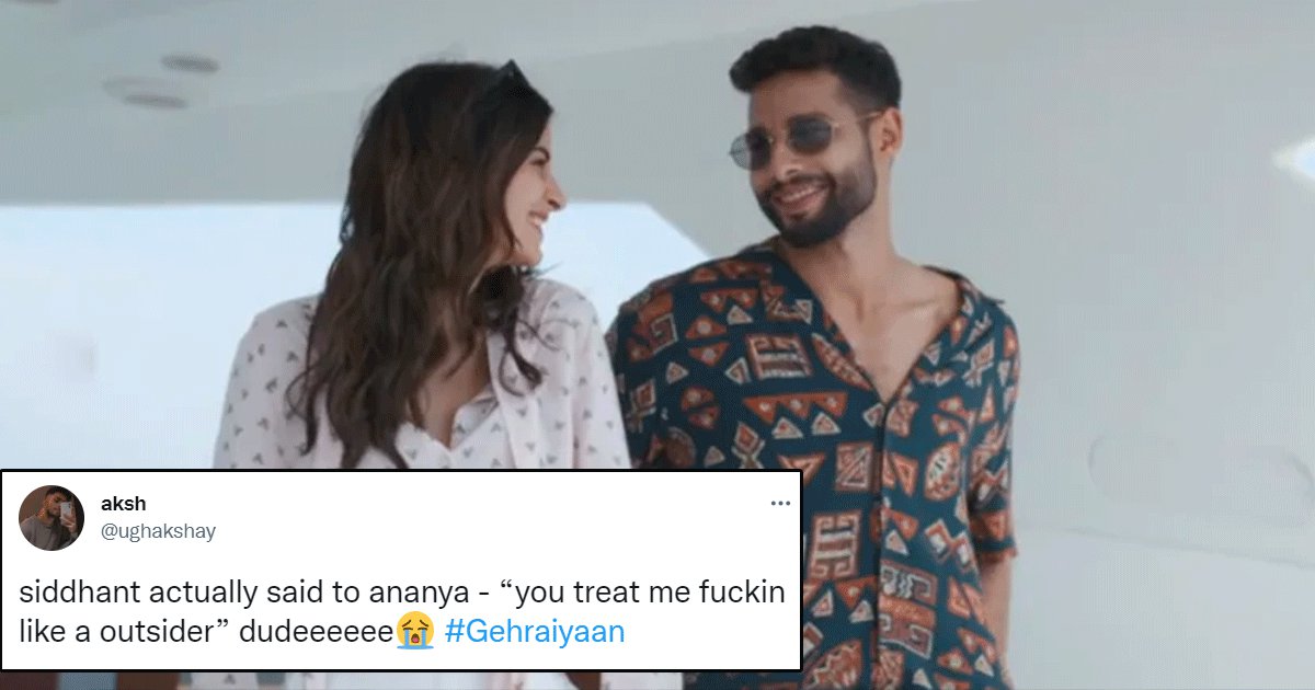 Twitter hails this scene between siddhant & ananya from ‘gehraiyaan’ as the ultimate easter egg - scoopwhoop
