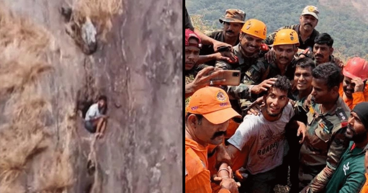 Kerala Trekker Trapped On Hill For 2 Days Without Food & Water Finally ...