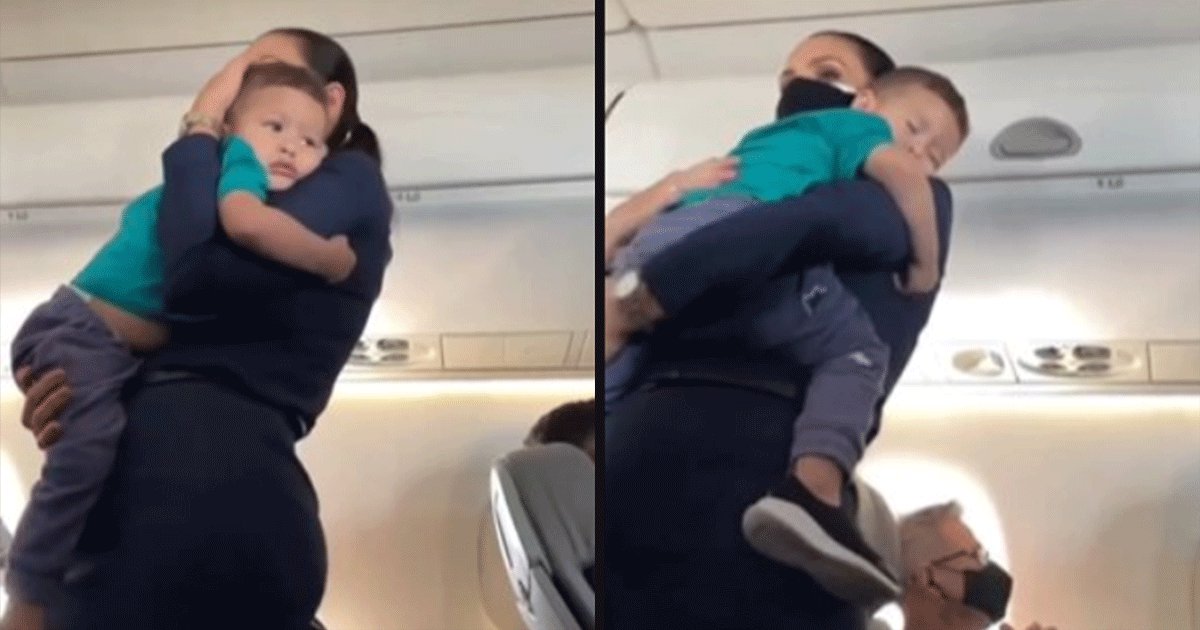Netizens Are All Praises For Flight Attendant After Her Video Of