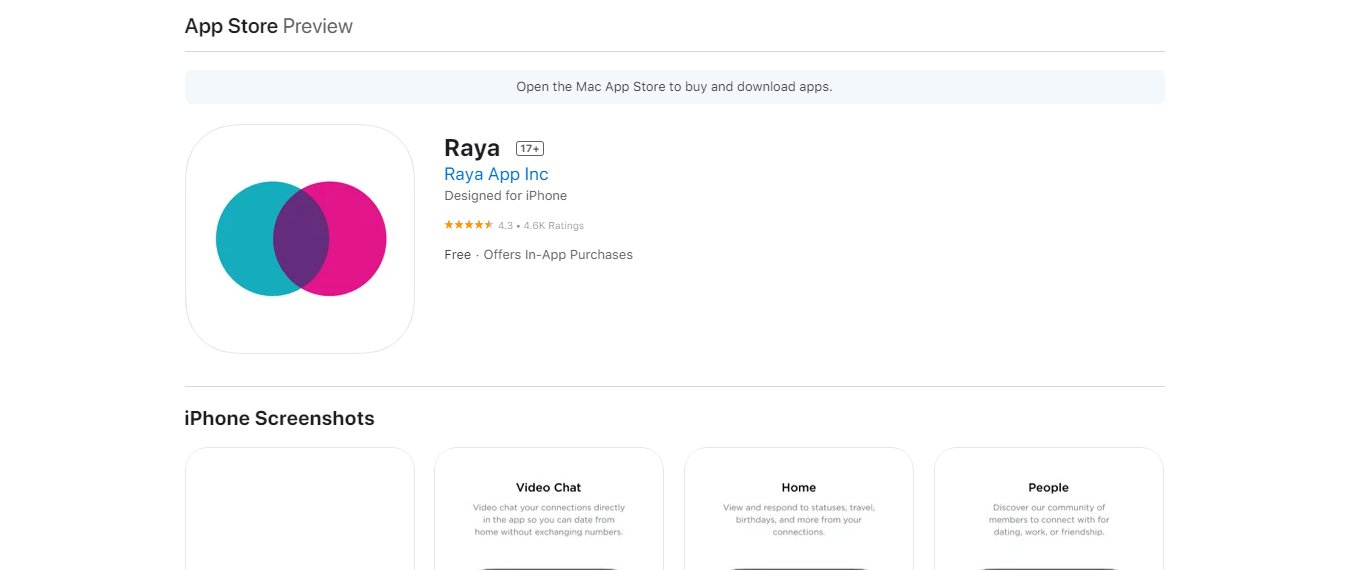 Buy RAYA Dating App Invite (Non-Guarantee) – Enforce Media