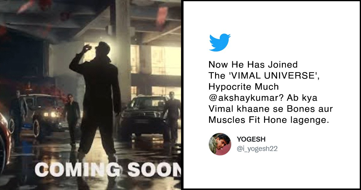 Akshay Kumar Called Out On Twitter For Promoting Pan Masala Brand Vimal