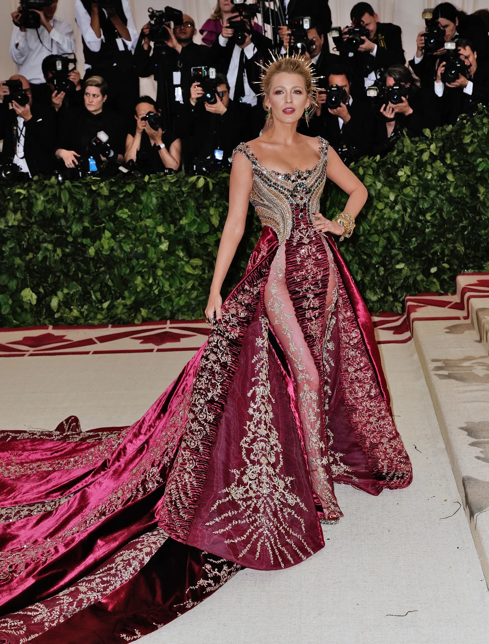 Blake Lively's 2022 MET GALA Dress Unfurls Into a New Look on the Red  Carpet