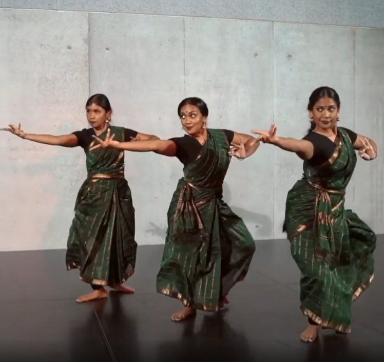 bharatanatyam group dance poses