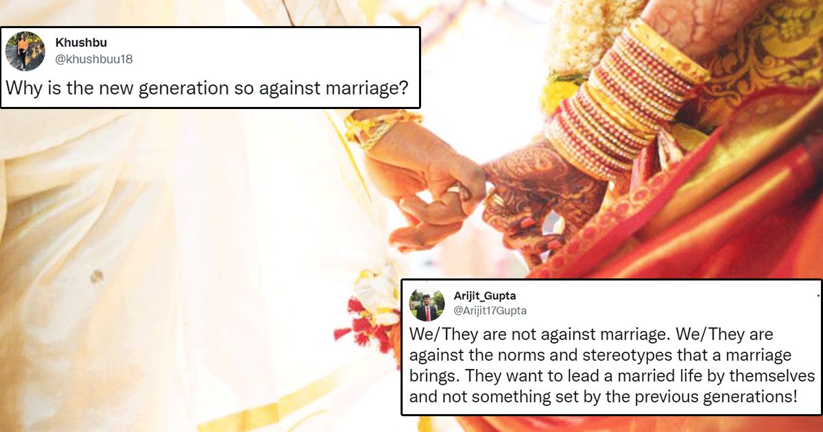 Someone asked why people are against marriage & twitter served up some really honest answers - scoopwhoop