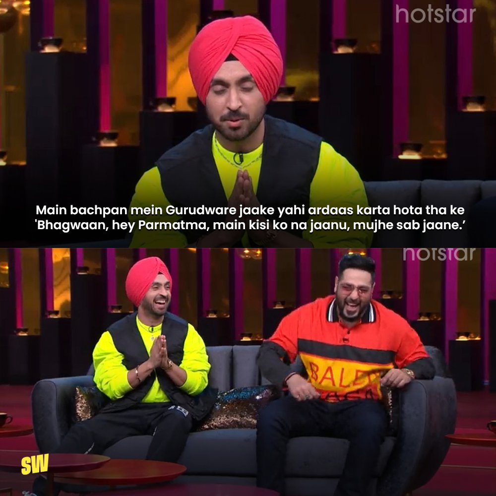 Koffee with Karan 6: Karan Johar's fashion quiz for Diljit Dosanjh