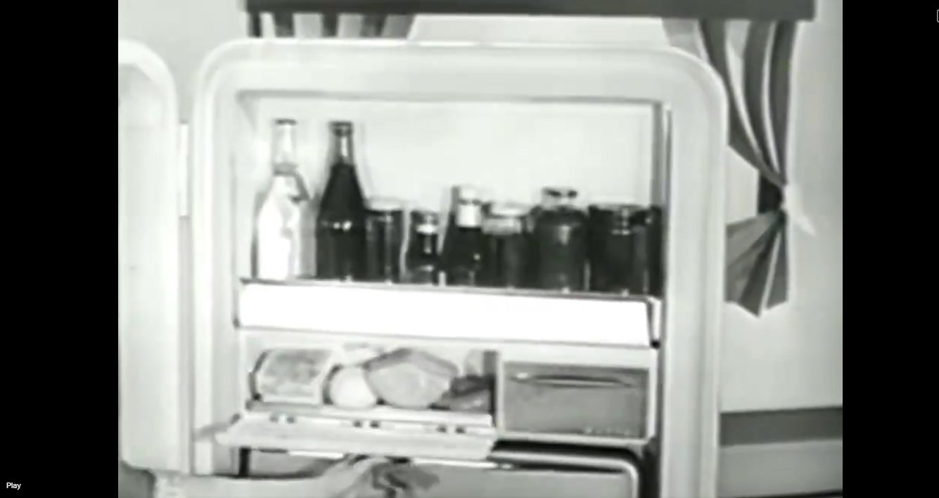 olden day fridge