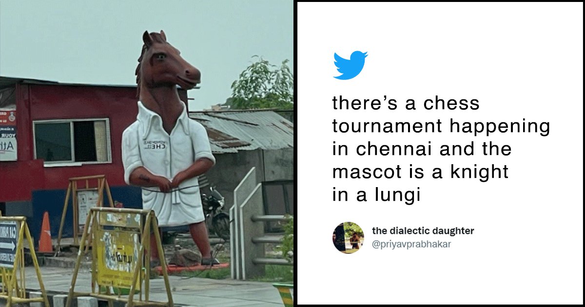 The mascot for the 2022 Chess Olympiad in Chennai, India. : r/AnarchyChess