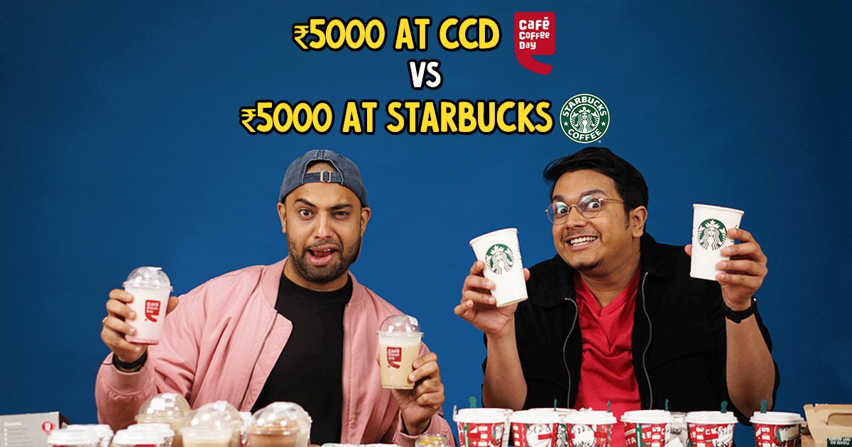 ₹5000 At CCD Vs ₹5000 At Starbucks