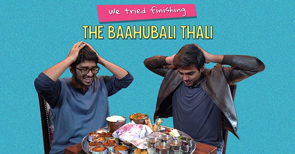 We Tried Finishing The Baahubali Thali