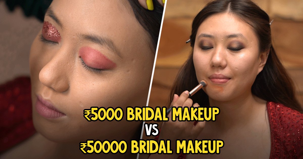 ₹5000 Bridal Makeup vs ₹50000 Bridal Makeup