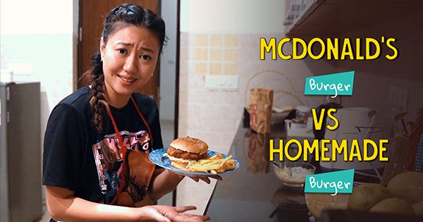 McDonald’s Burger Vs Homemade Burger