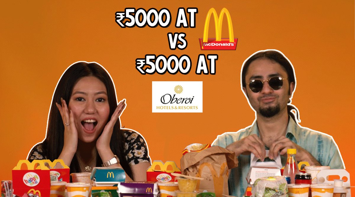 ₹5000 At McDonald’s vs ₹5000 At OBEROI