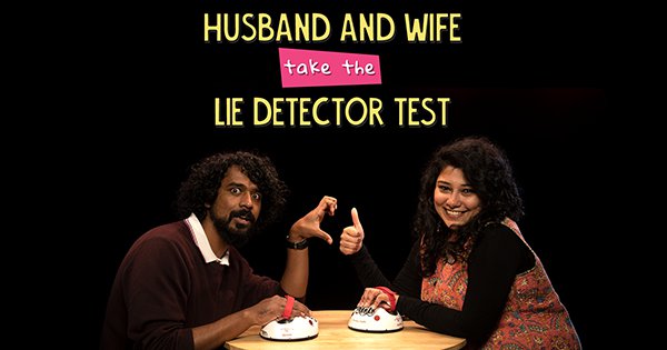 Husband And Wife Take The Lie Detector Test