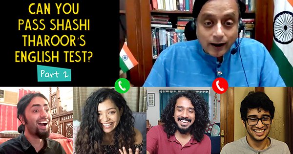 Can You Pass This Shashi Tharoor’s English Test? Pt. 2