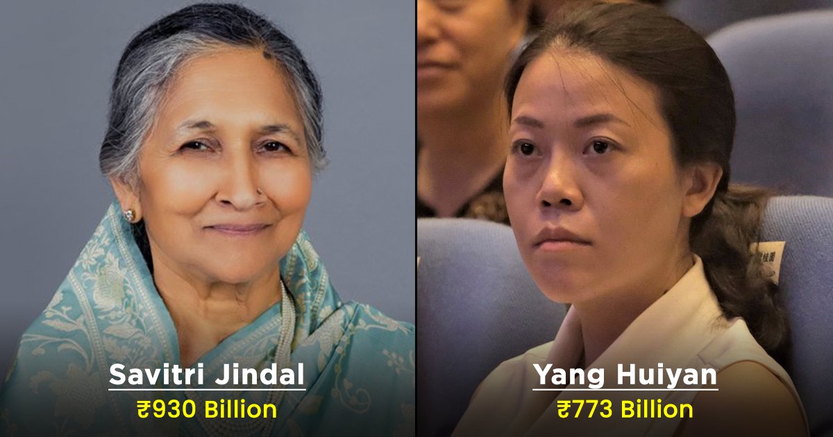 From India's Savitri Jindal To China's Yang Huiyan, Here Are The 7 Richest Women In Asia