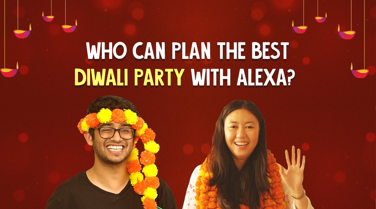 Who Can Plan The Best Diwali Party With Alexa? Ft. Akshay and Tenzing