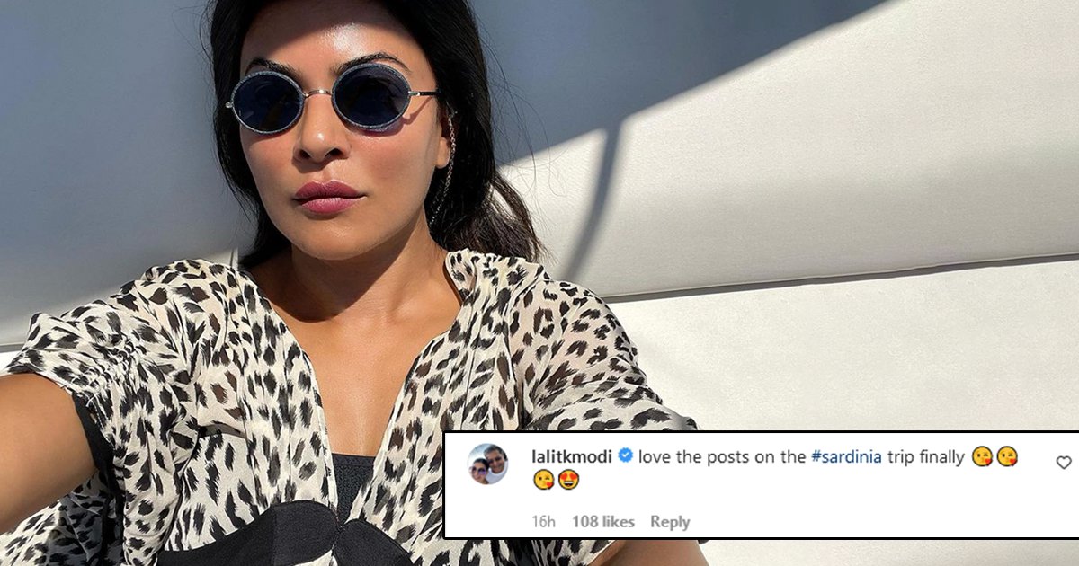 Lalit Modi Leaves A Comment On Sushmita Sen's Latest Insta Pics