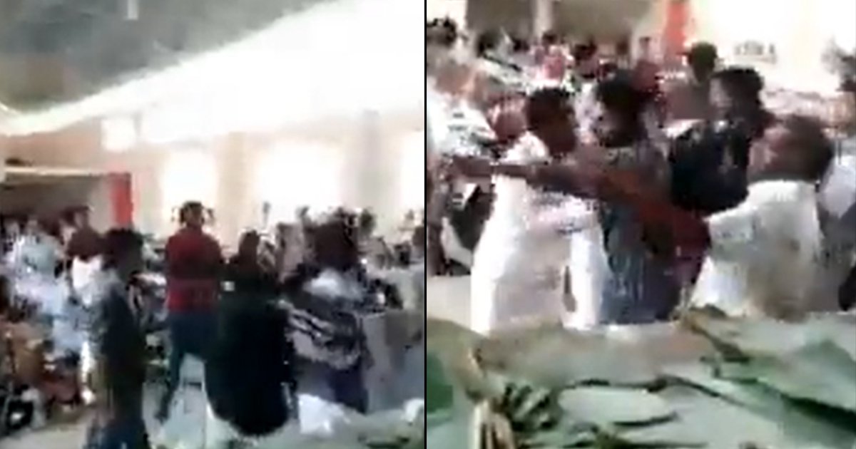 This Clip Of Wedding Guests Fighting Over Not Getting Extra Papads In ...