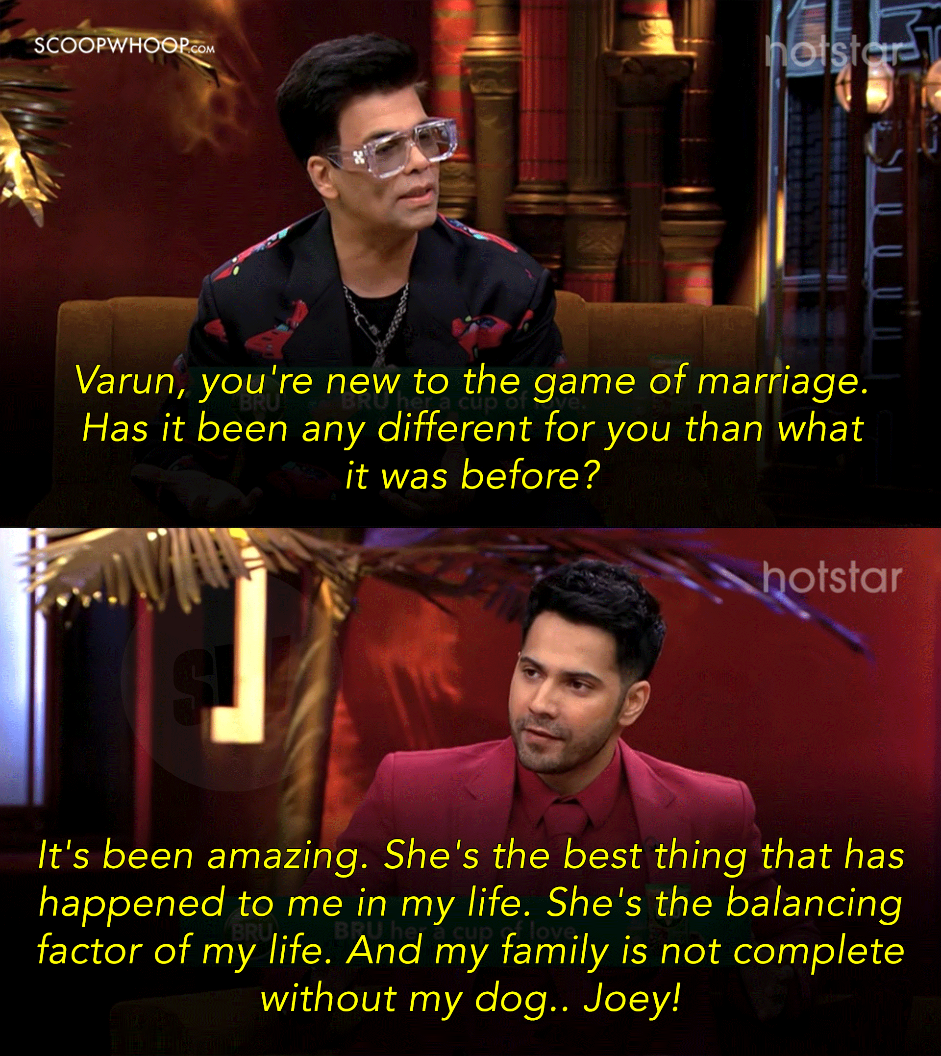 Koffee With Karan Varun Dhawan