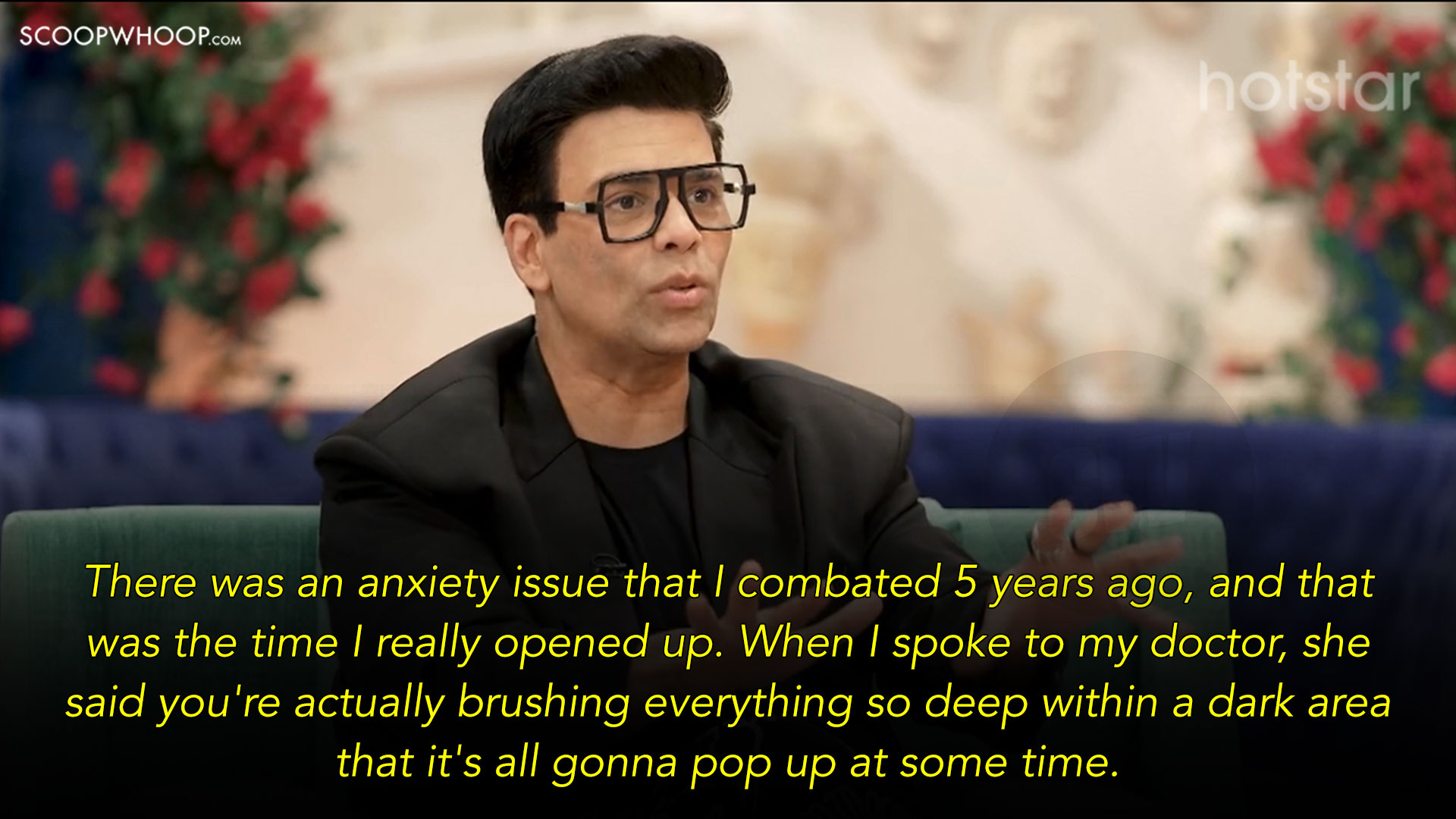 KwK Karan Johar mental health