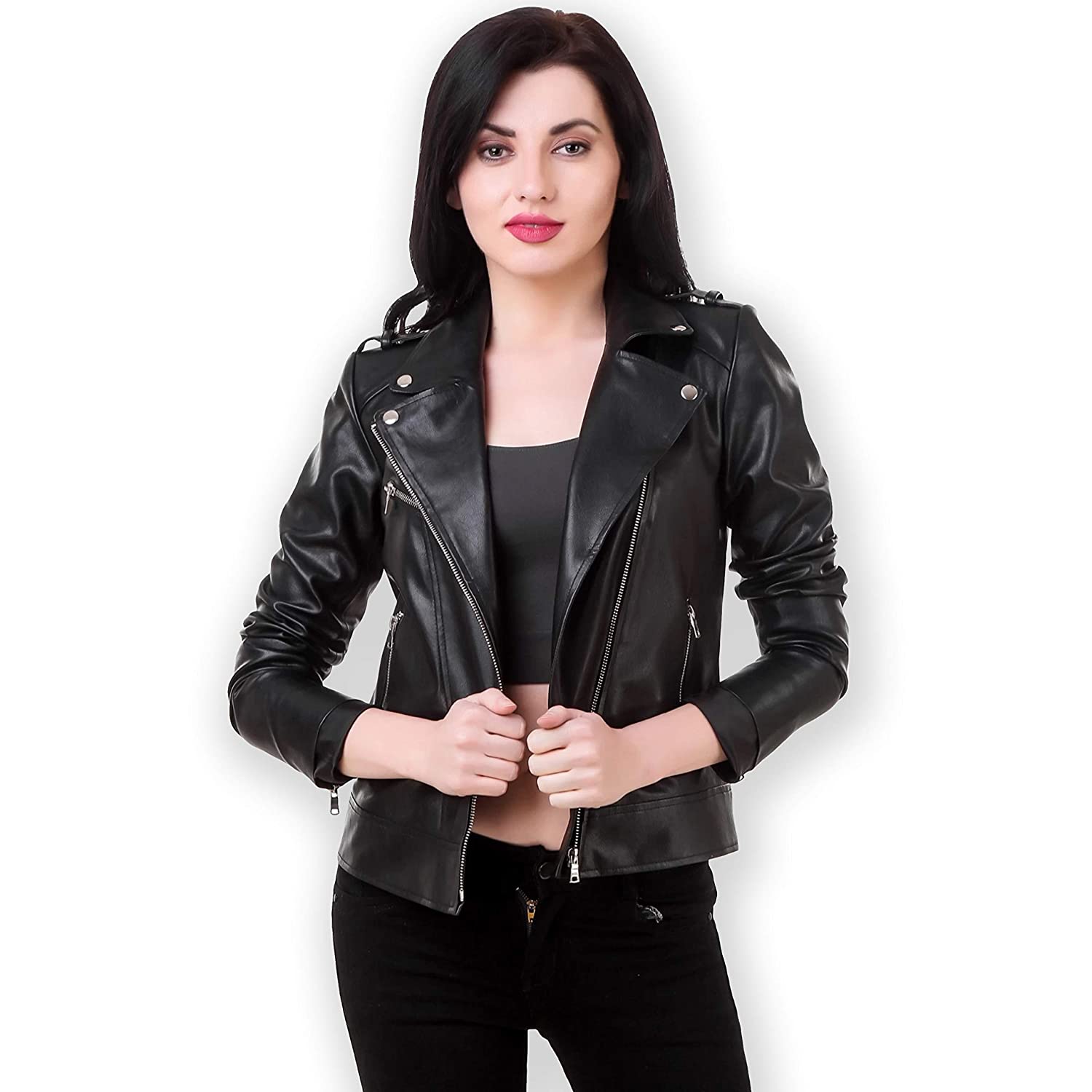 7 of The Best Leather Jackets For Women On Amazon