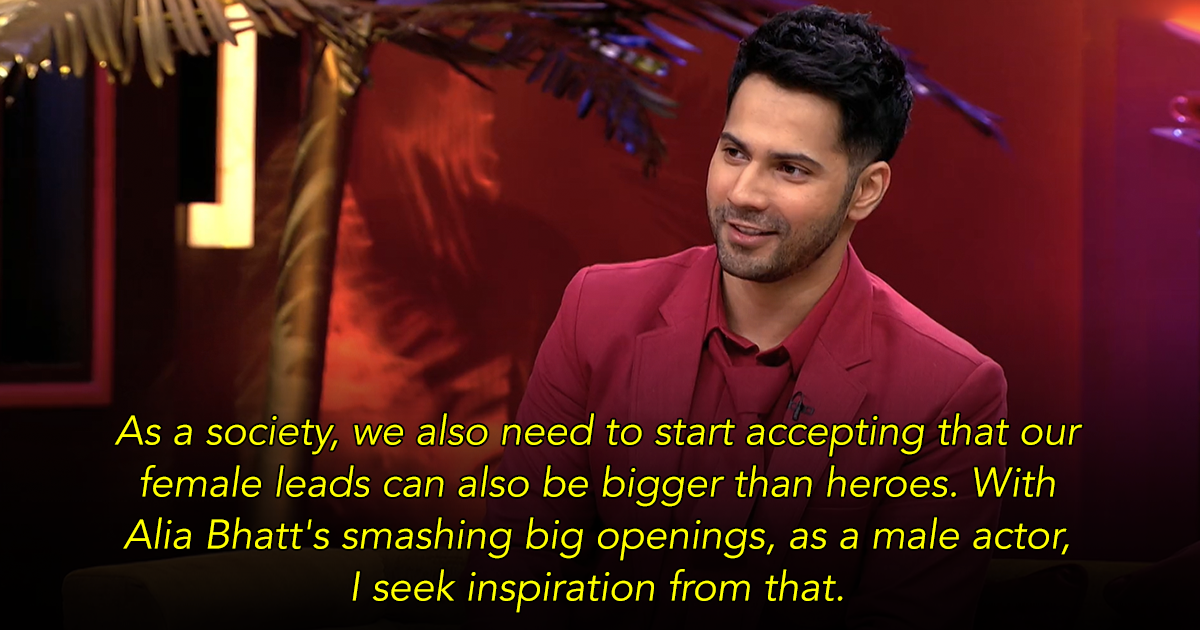 Varun dhawan reveals the only person he feels competitive with on koffee with karan s7
