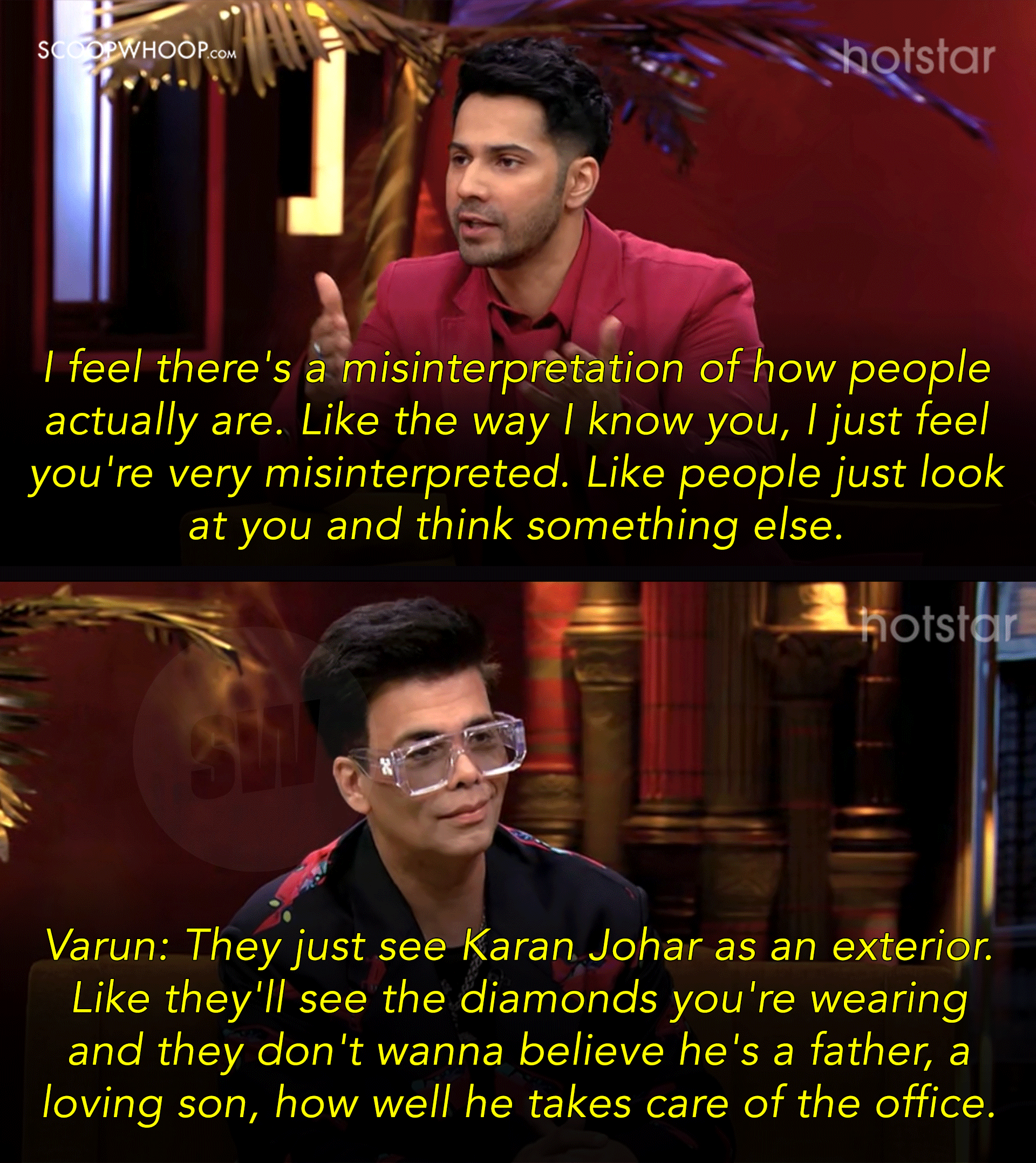 Koffee With Karan Karan Johar Varun Dhawan