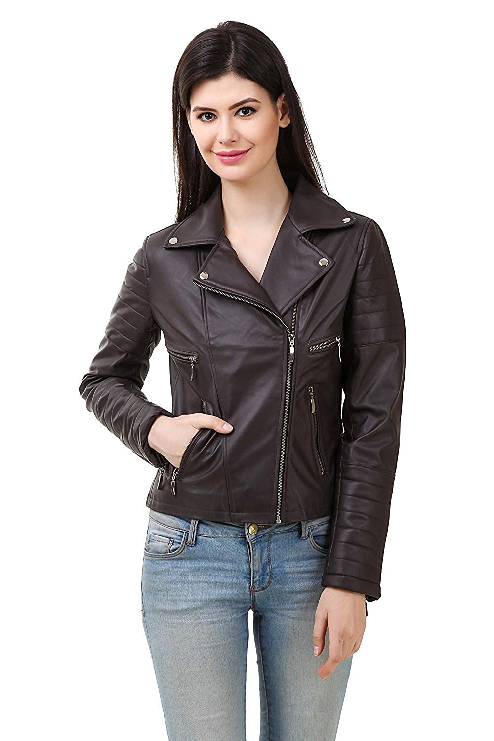 7 of The Best Leather Jackets For Women On Amazon