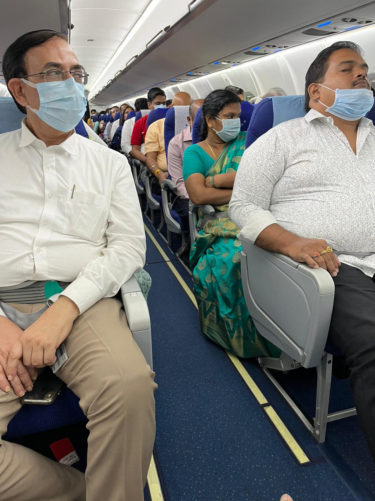 telugu-woman-moved-from-emergency-exit-seat-for-not-knowing-hindi